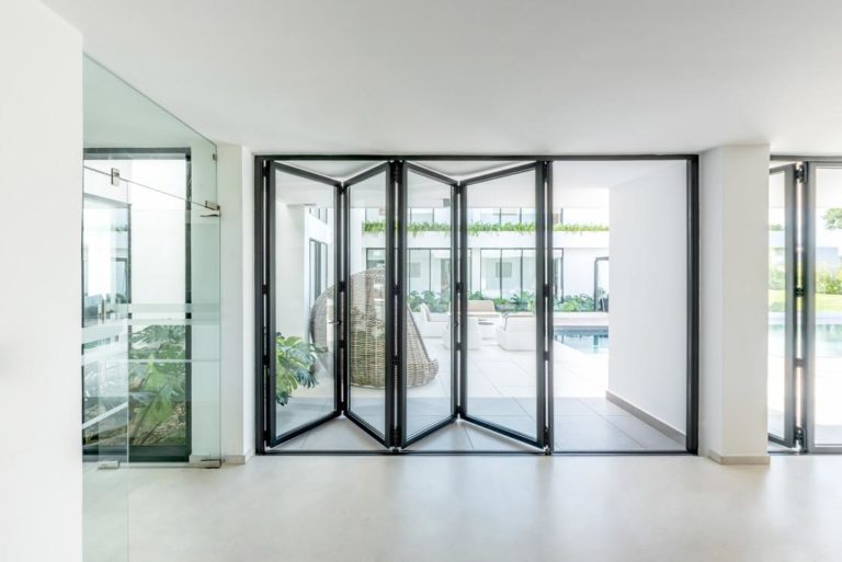 aluminium bifold doors installed in epsom