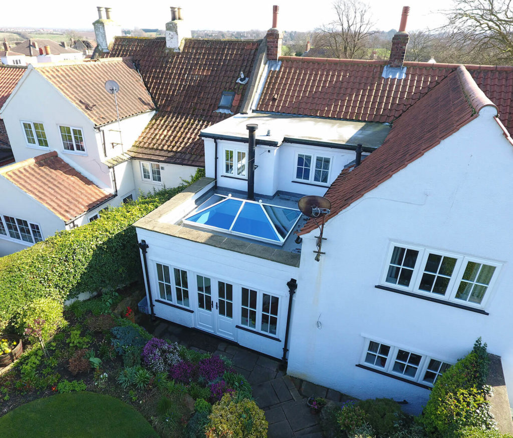 replacement aluminium roof lantern weybridge