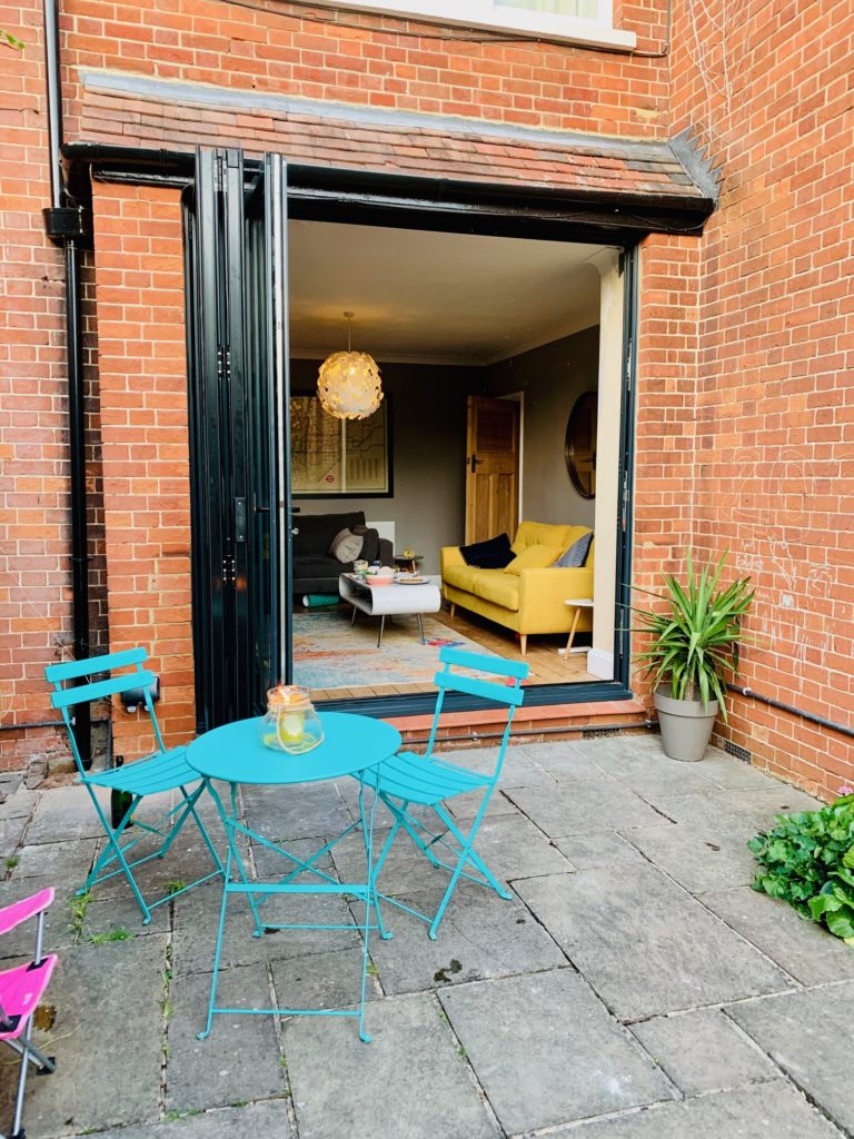 black bifold doors ashtead
