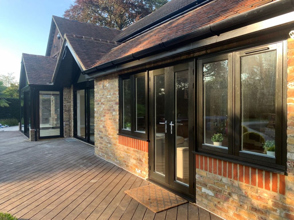 flush sash windows and french patio doors surrey