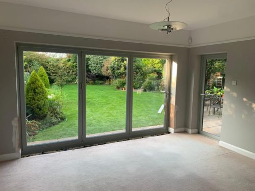white internal bifold door surrey